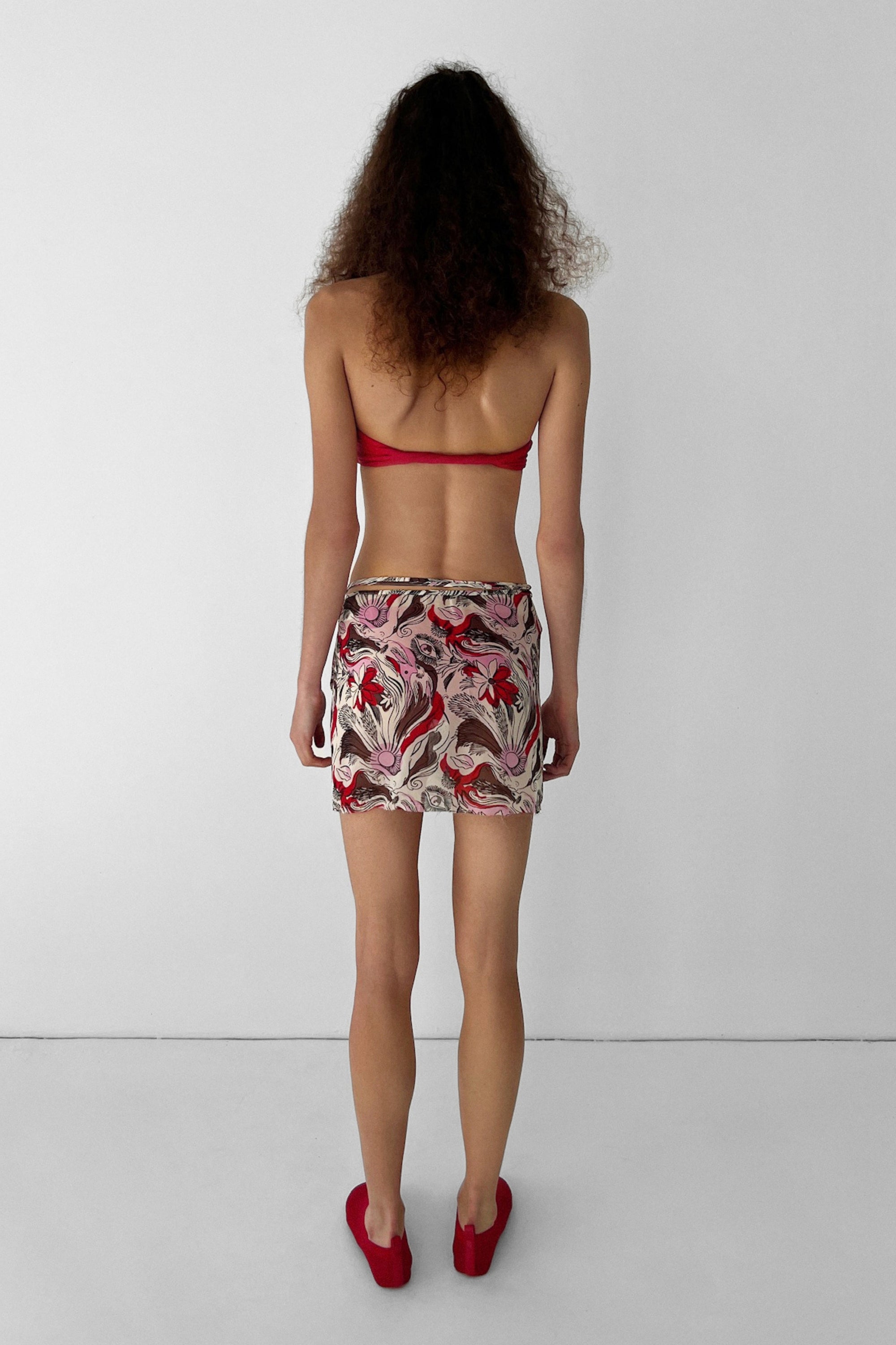 Visco Mini Warp Skirt | Venus