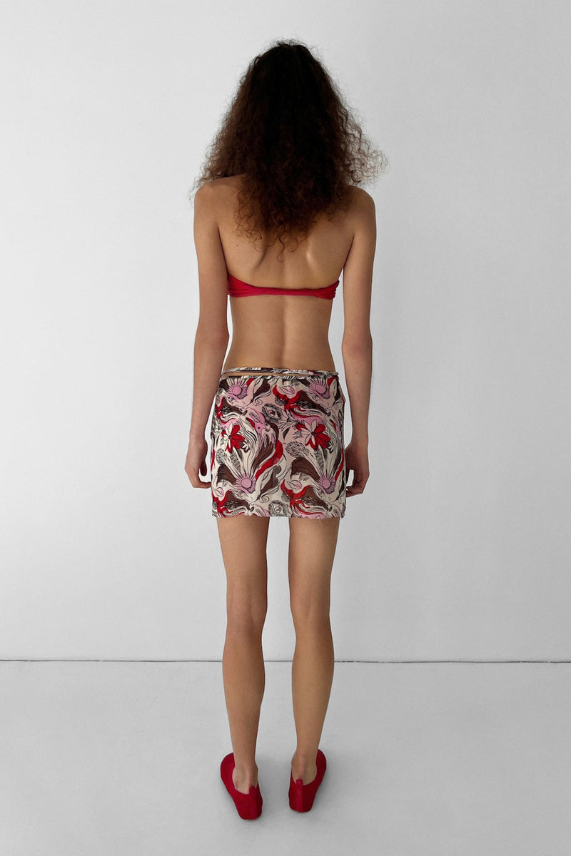 Visco Mini Warp Skirt | Venus