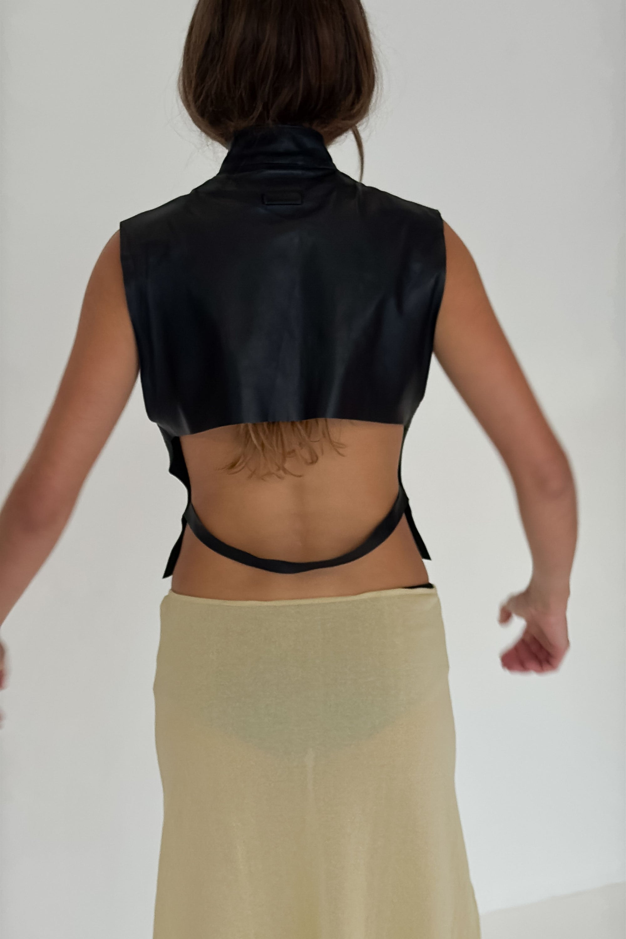 Sheer Knit Skirt | Sand