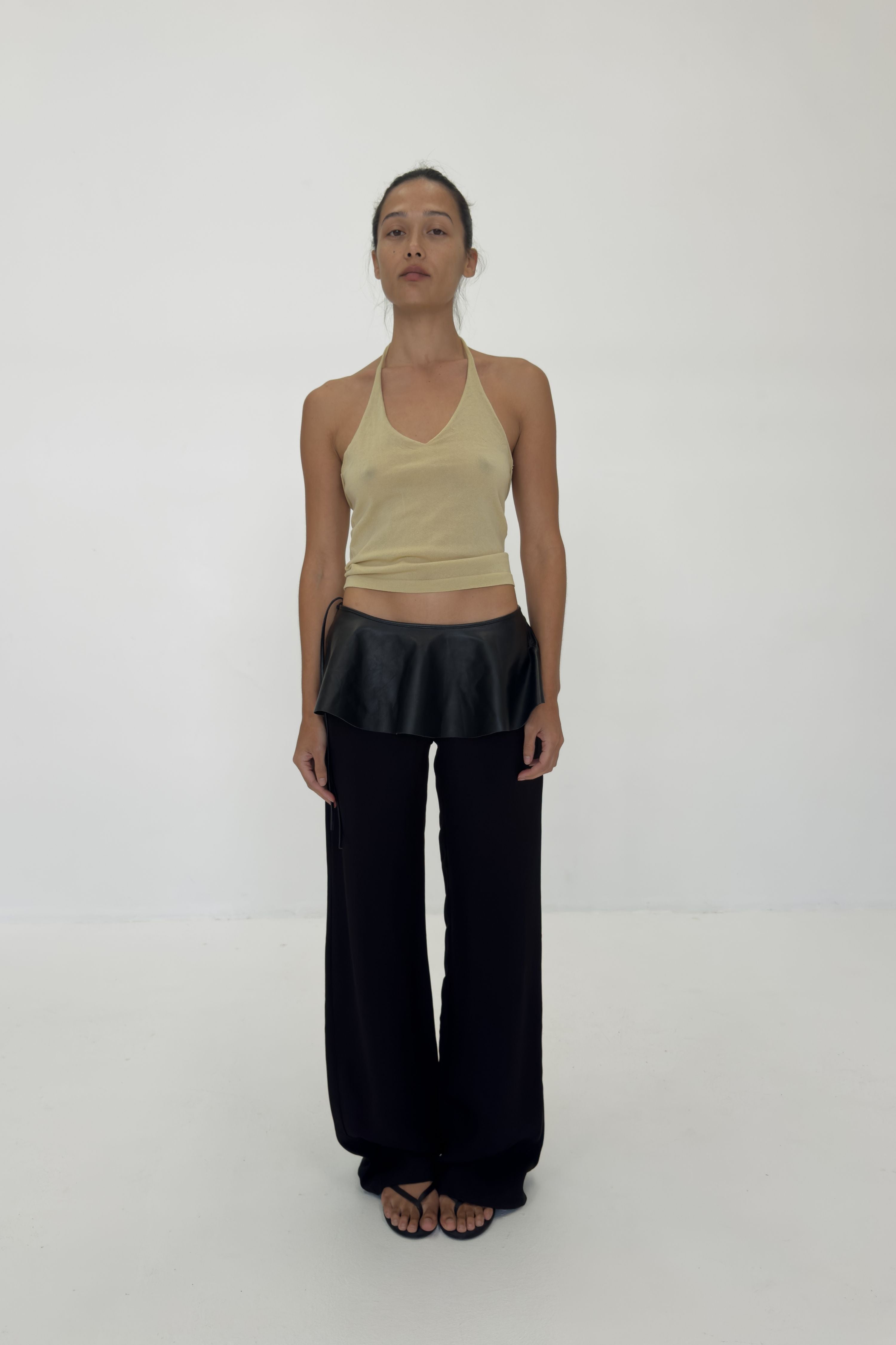 Sheer Knit Cami | Sand
