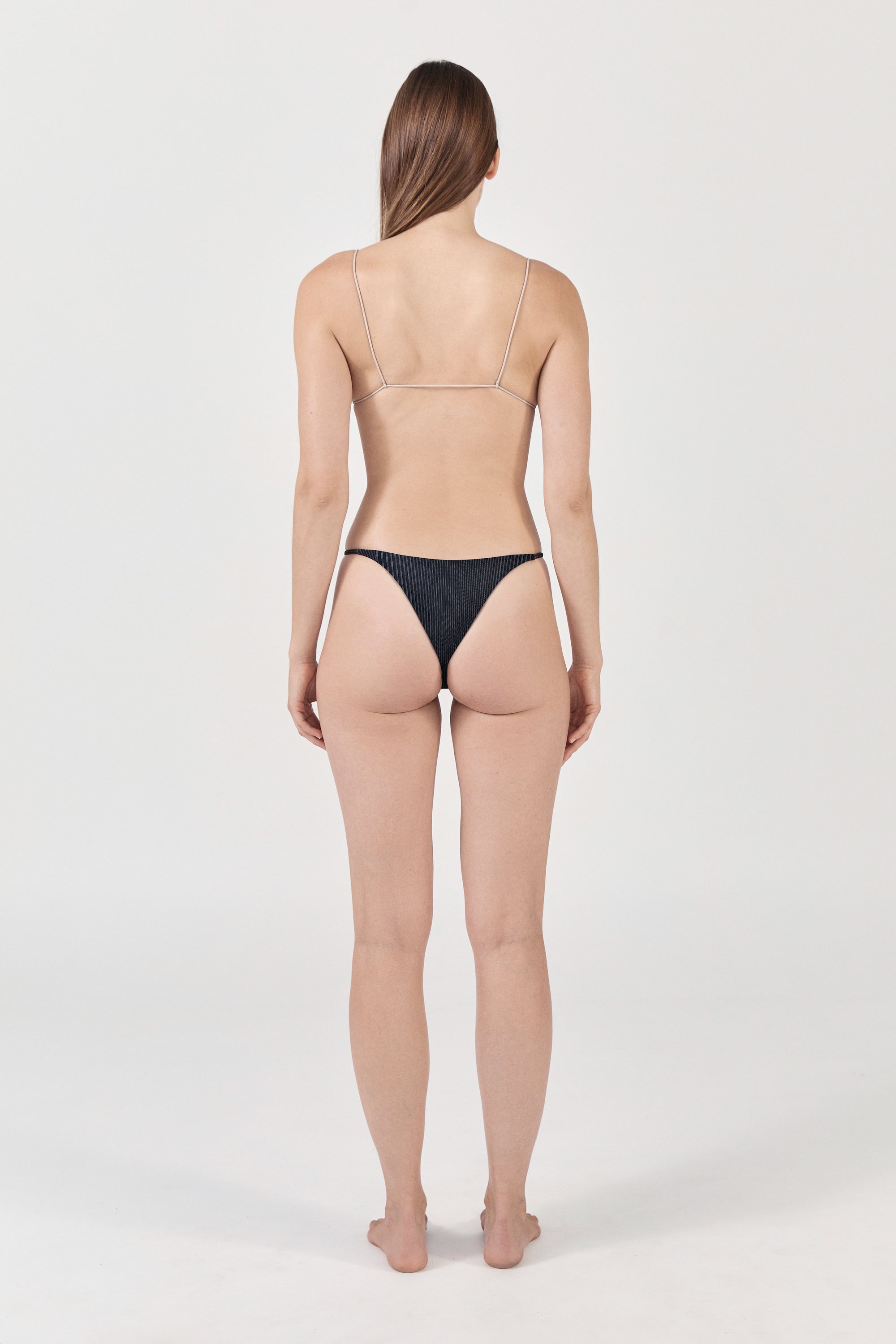 Ziah Luxury Sustainable Swimwear Ready to Wear Fine Strap Triangle Top