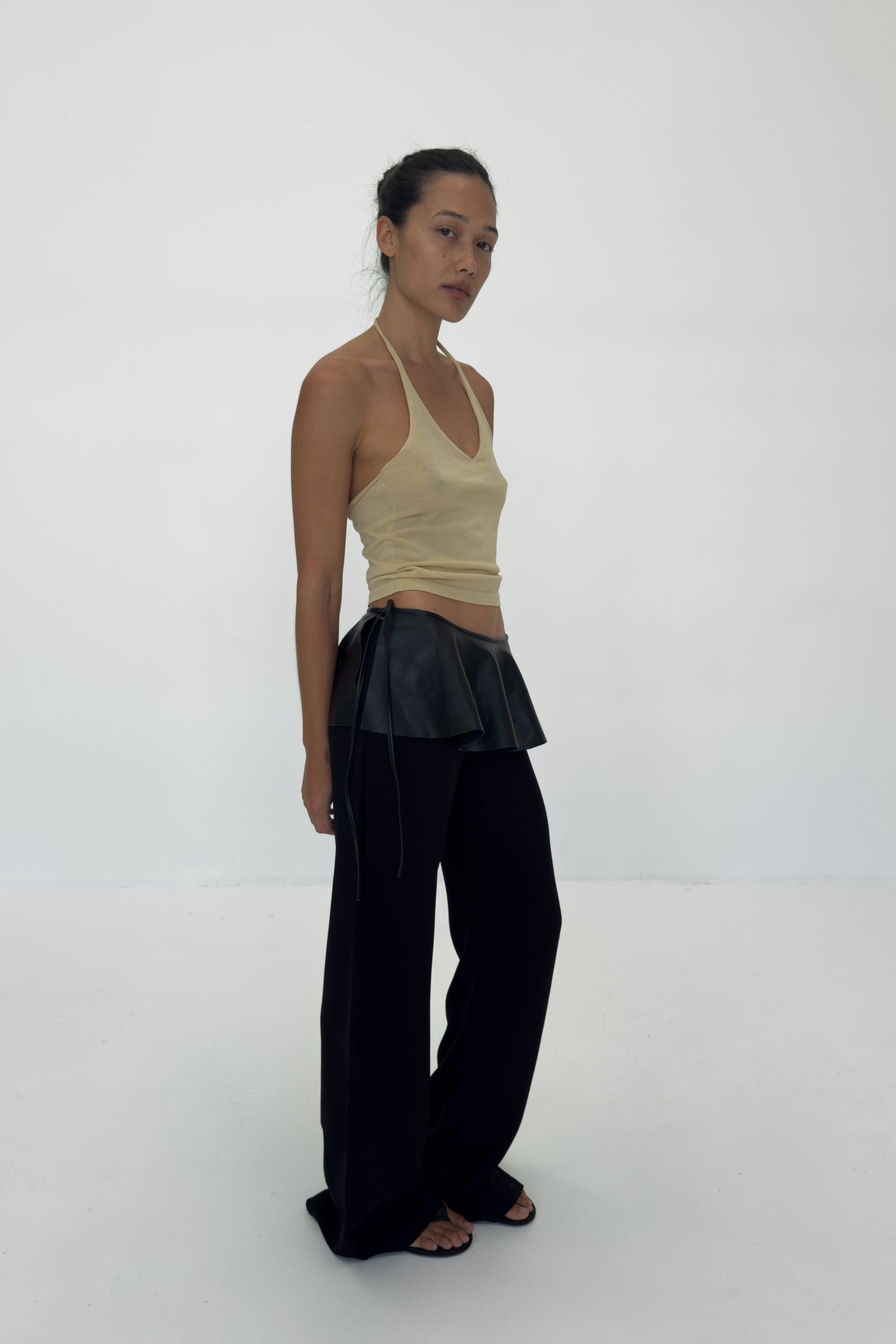Sheer Knit Cami | Sand