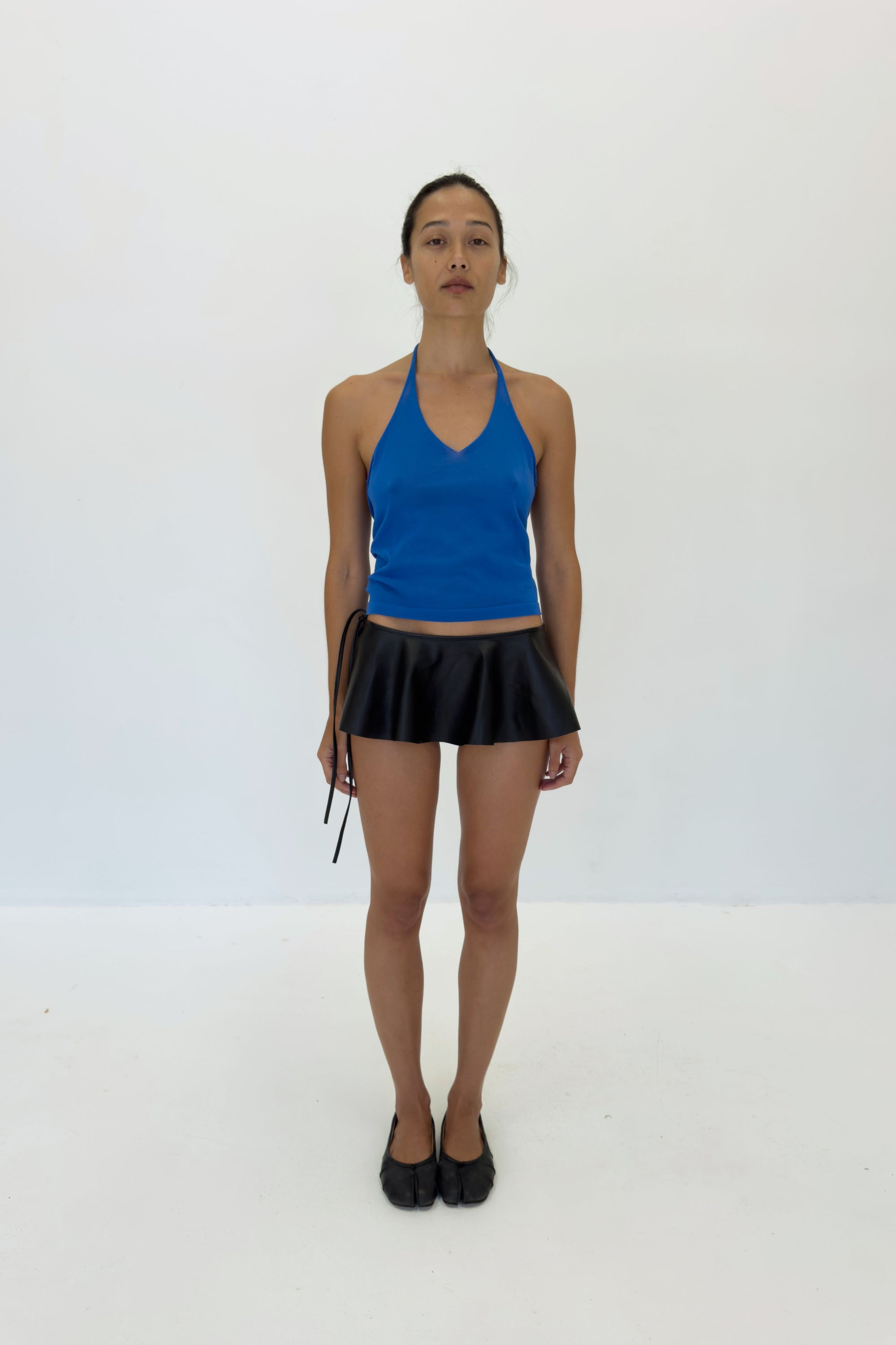 Sheer Knit Cami | Electric Blue