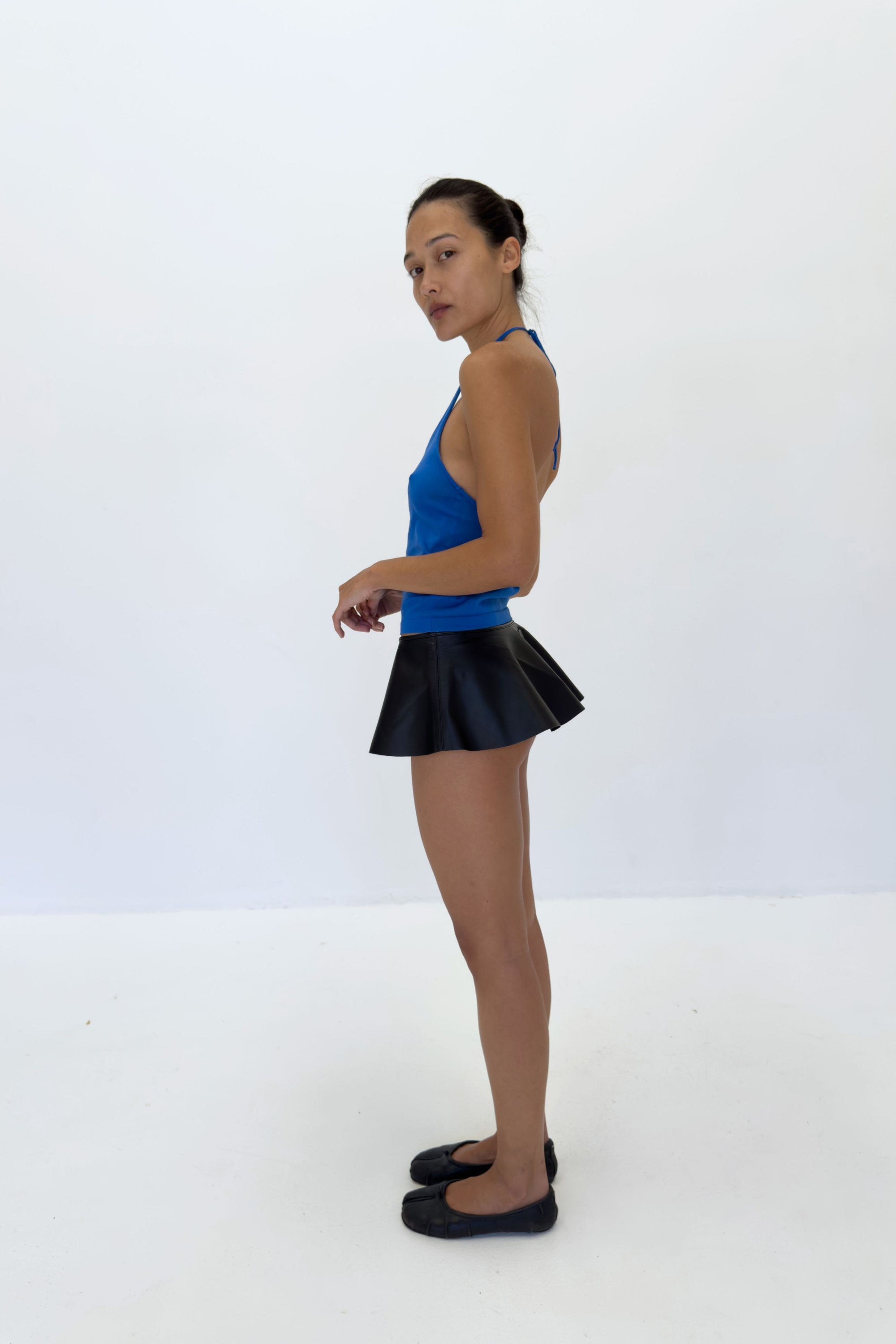 Sheer Knit Cami | Electric Blue