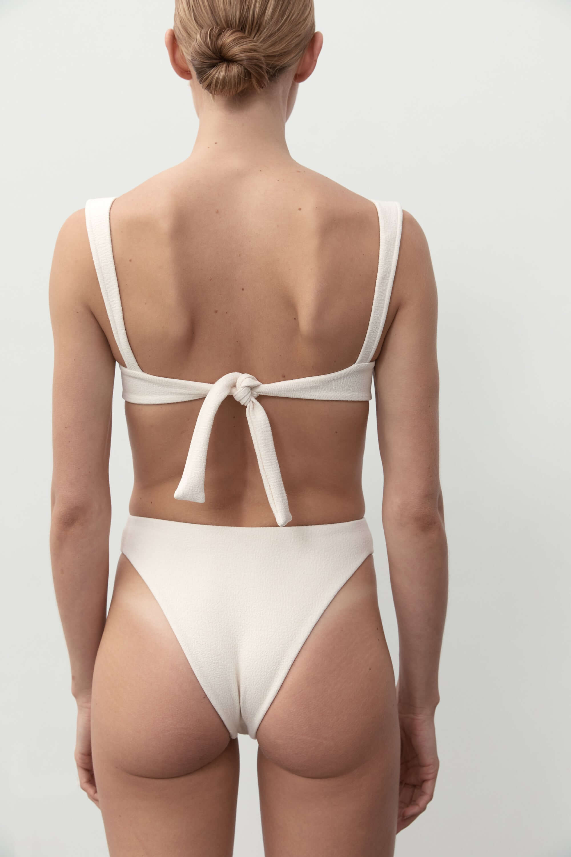 Ziah Swim | Ella Top Bouclê | Ecru