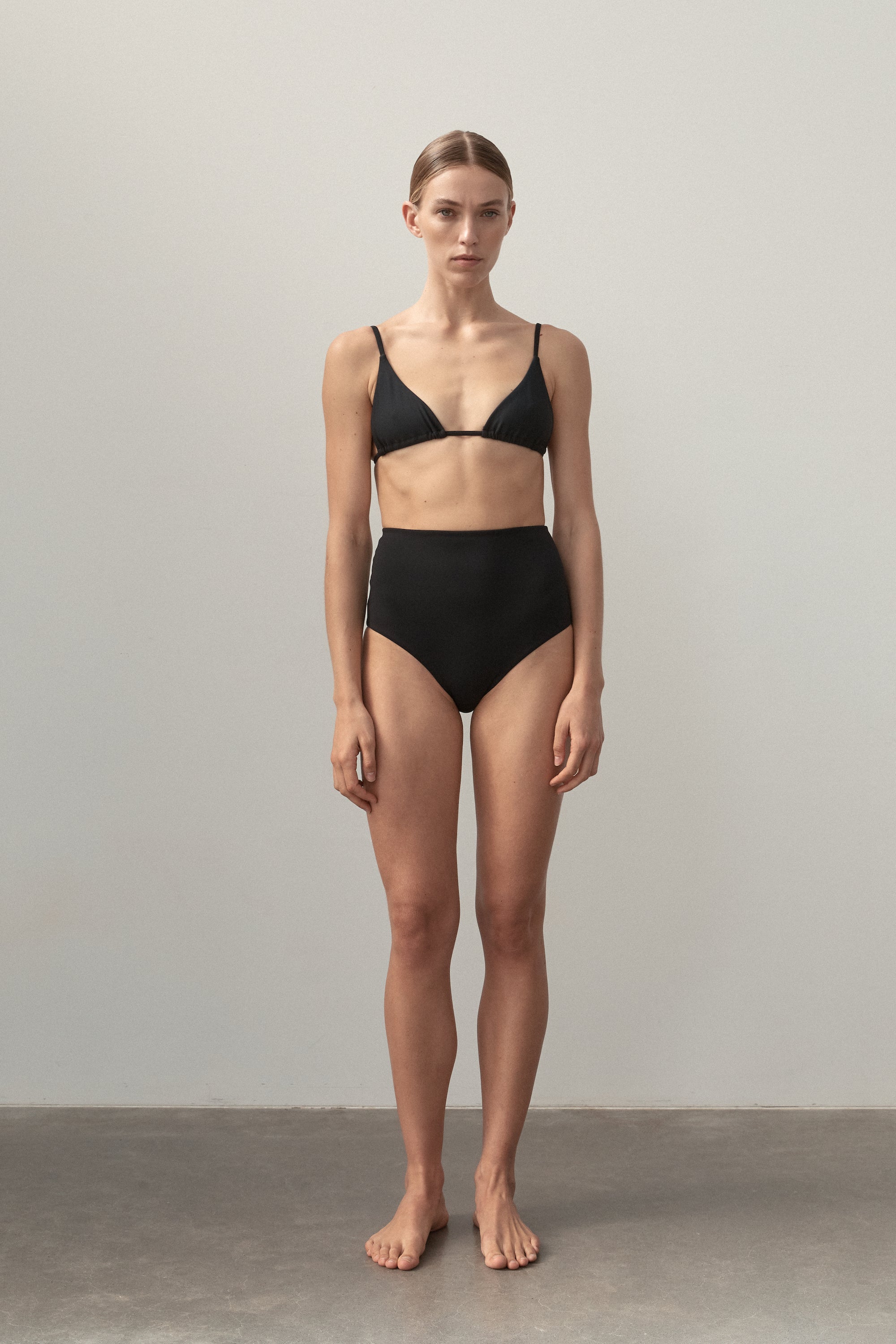 Ziah Swim | High Waisted Bottom | Black