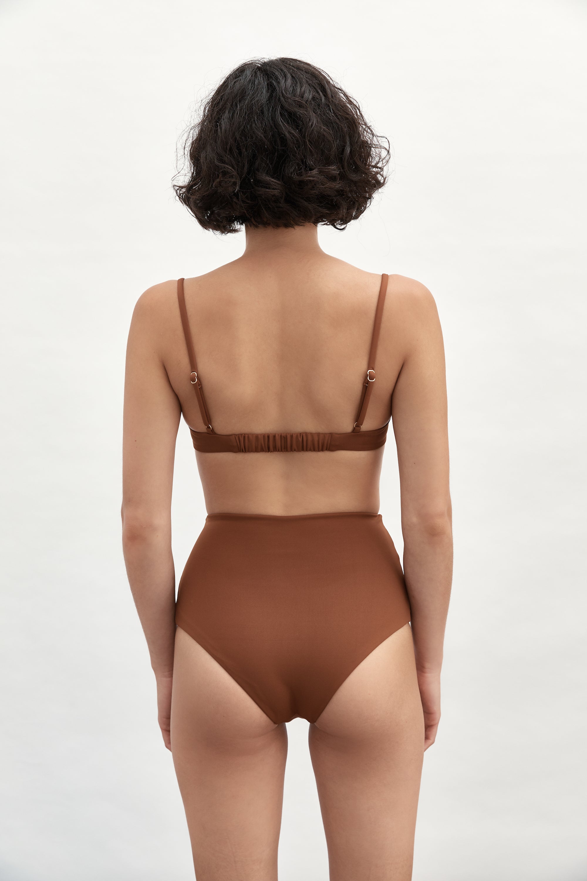 Ziah Swim | High Waisted Bottom | Truffle