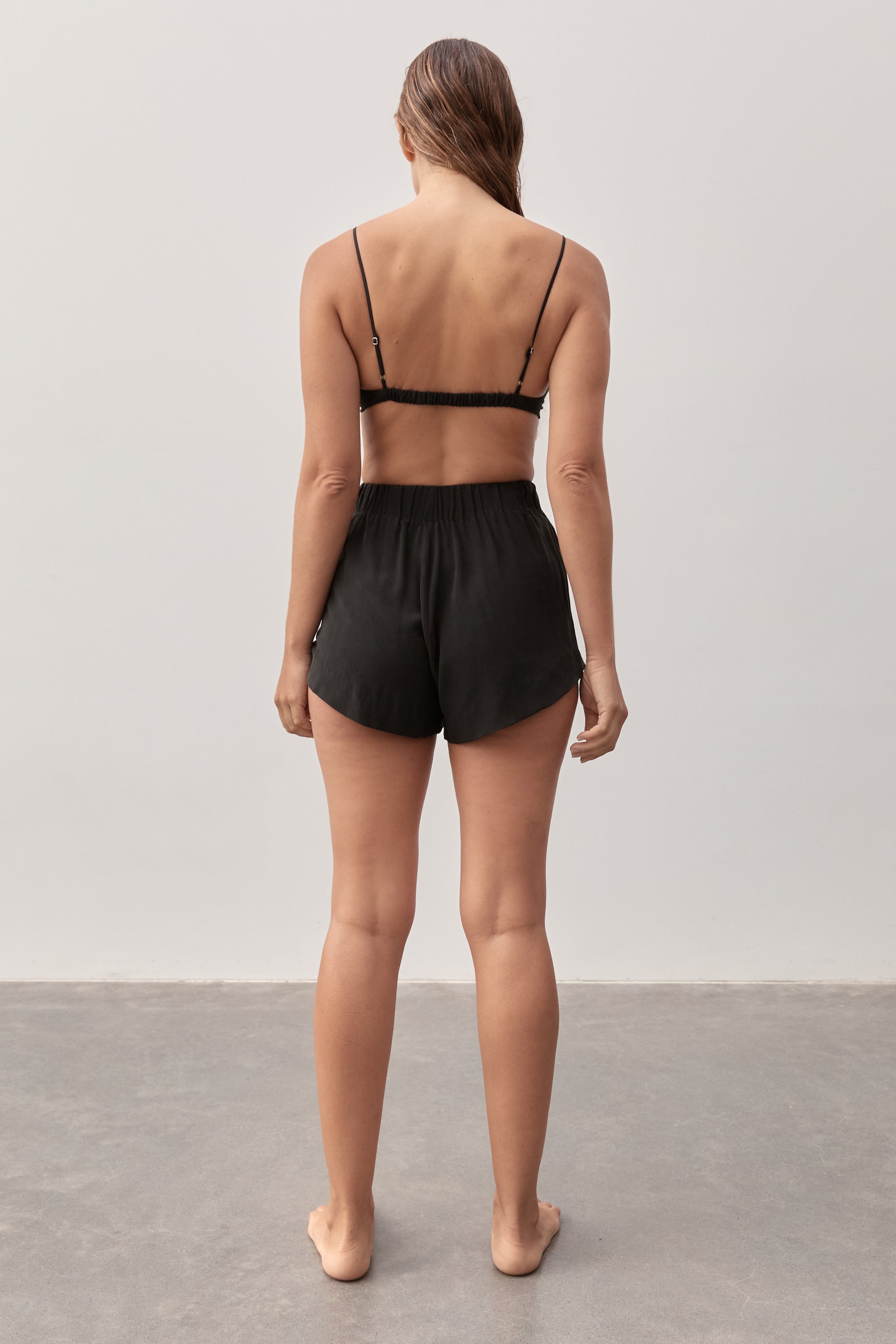 Ziah | Jacques Silk Bra | Black