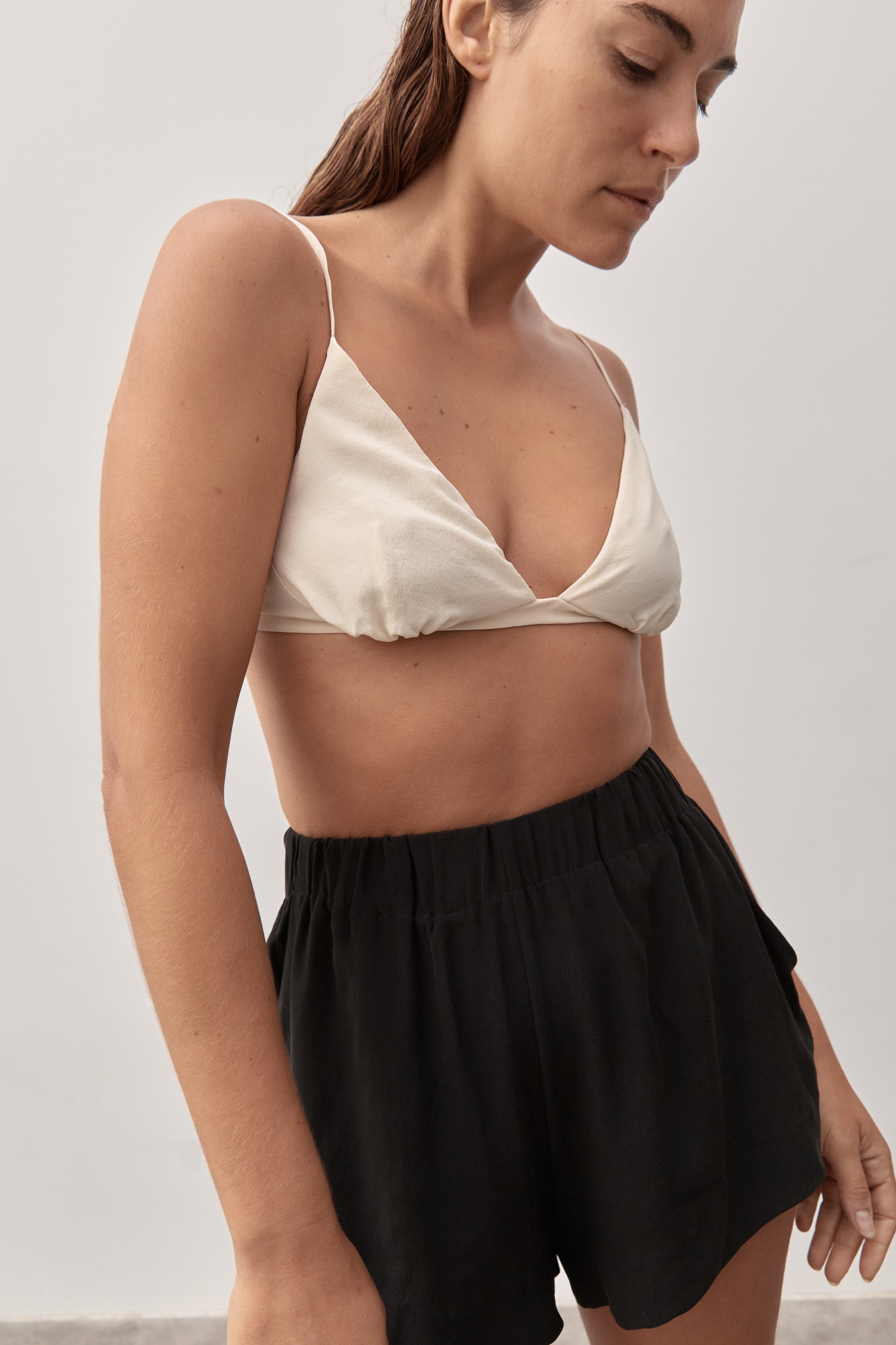 Ziah | Jacques Silk Bra | Ecru