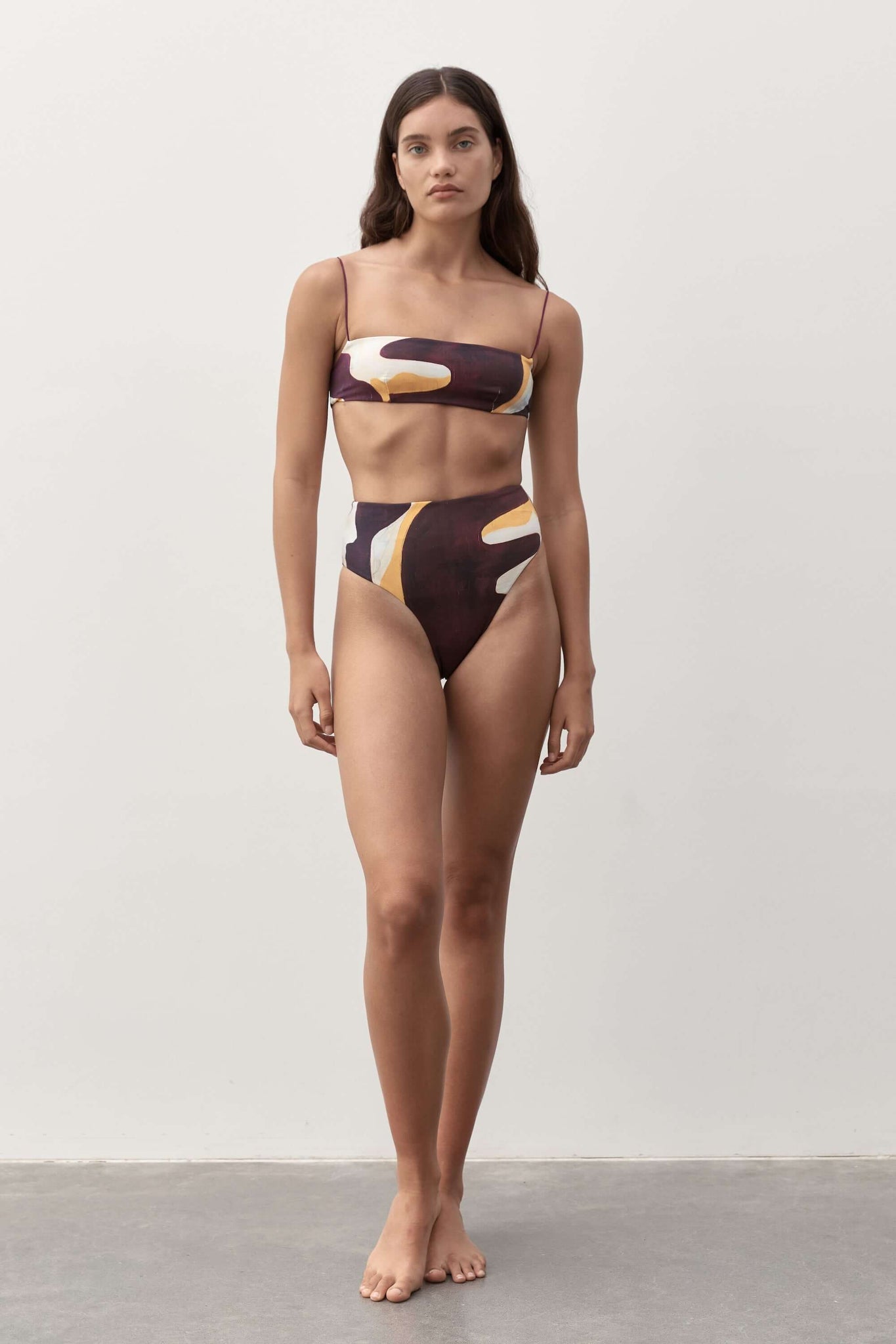 Ziah Swim | 90'S High Waist Bottom | Joan