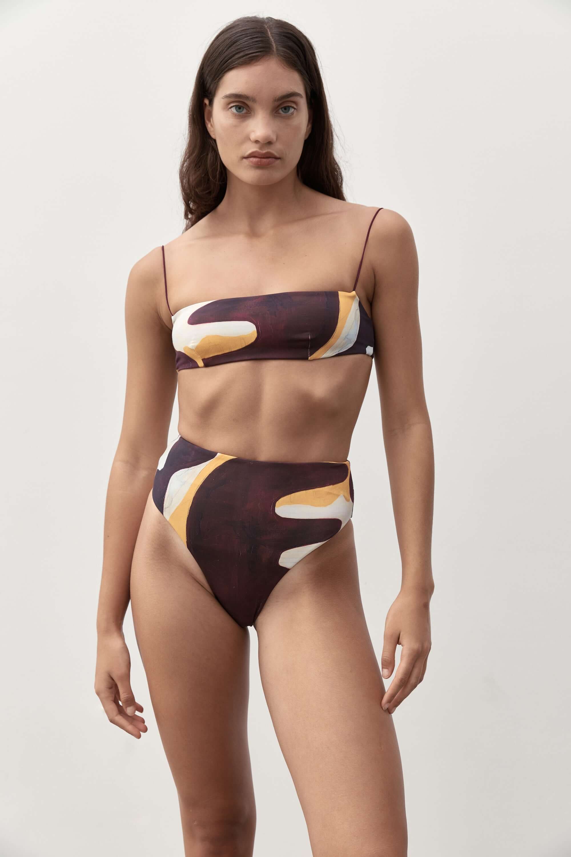 Ziah Swim | 90'S High Waist Bottom | Joan