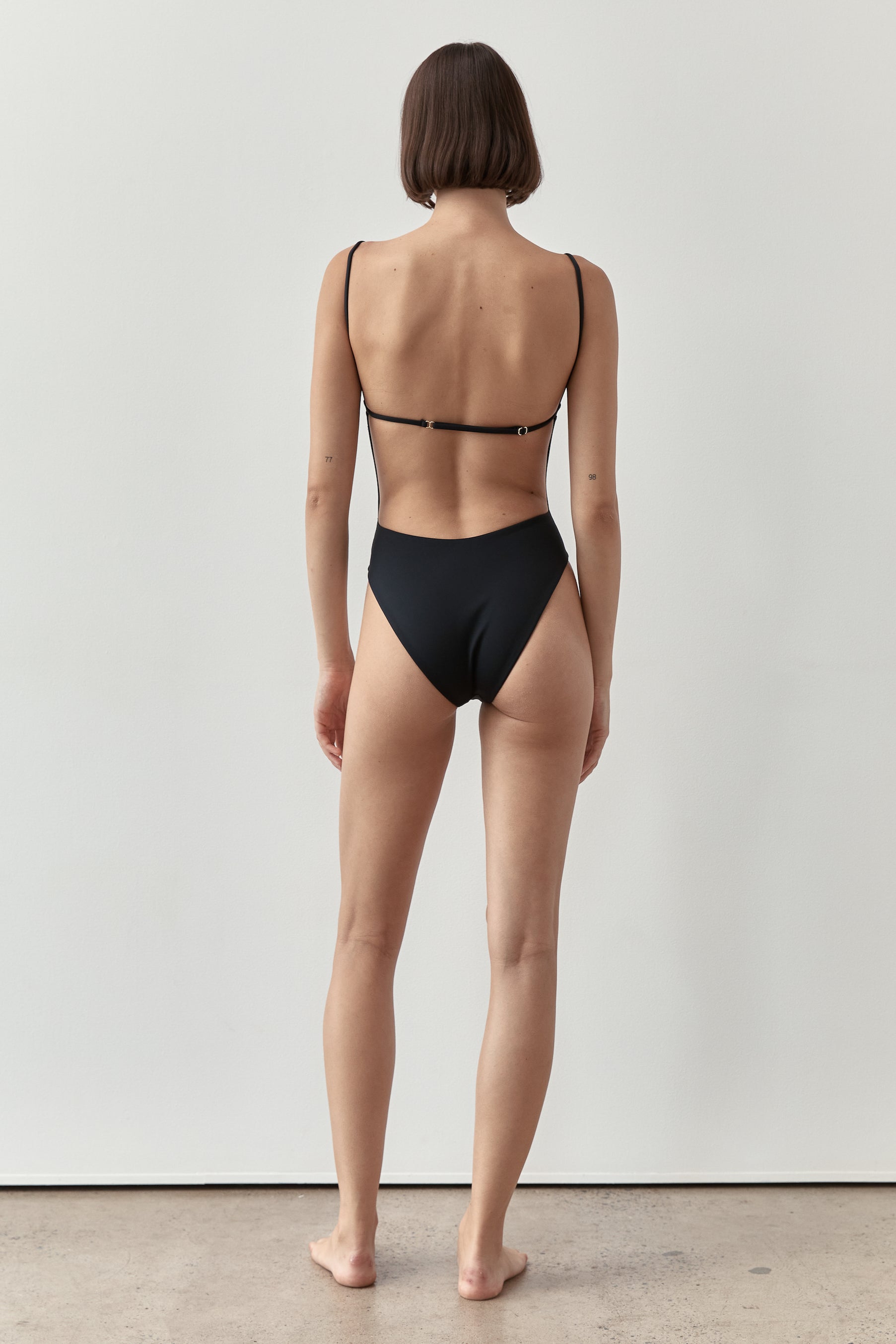 Ziah | Beauvoir One Piece | Black